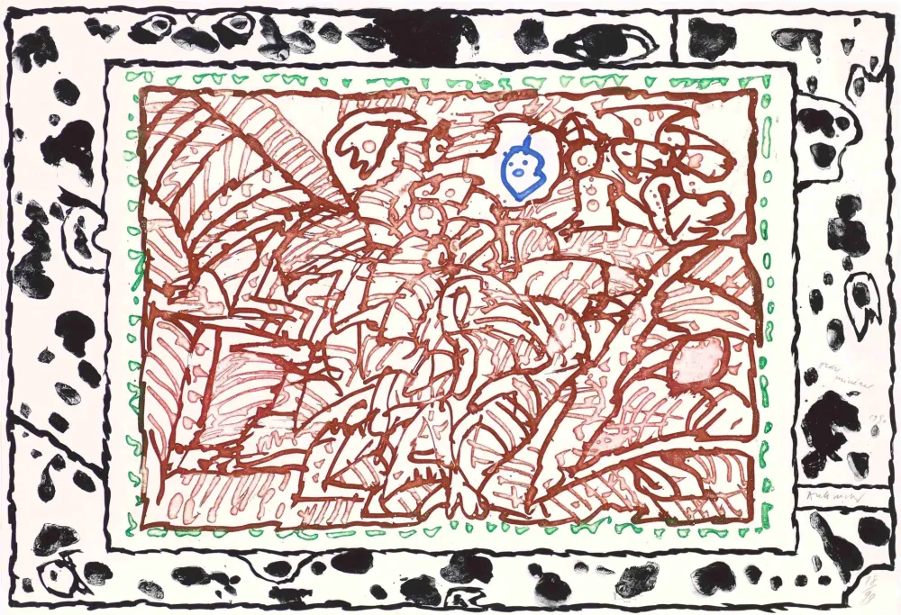 蚀刻飞尘法 Alechinsky - Ordre minéral