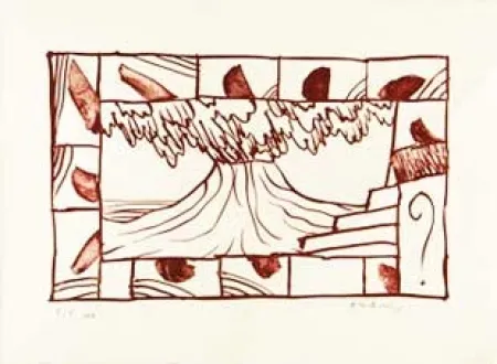 石版画 Alechinsky - Panache