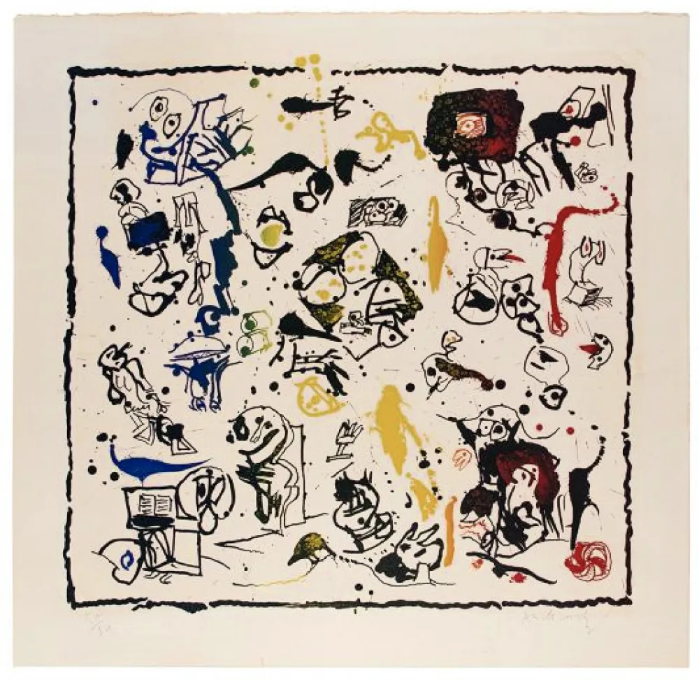 石版画 Alechinsky - Panoplie