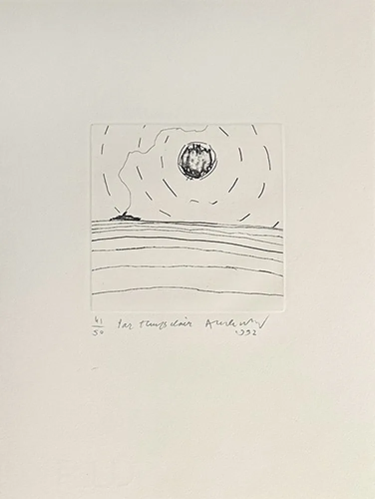 版画 Alechinsky - Par temps clair