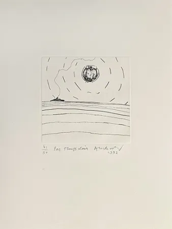 版画 Alechinsky - Par temps clair