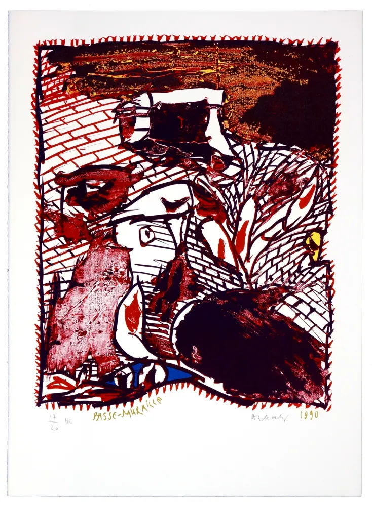 石版画 Alechinsky - Passe Muraille