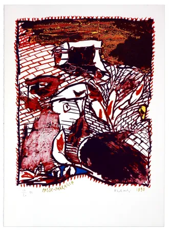 石版画 Alechinsky - Passe Muraille