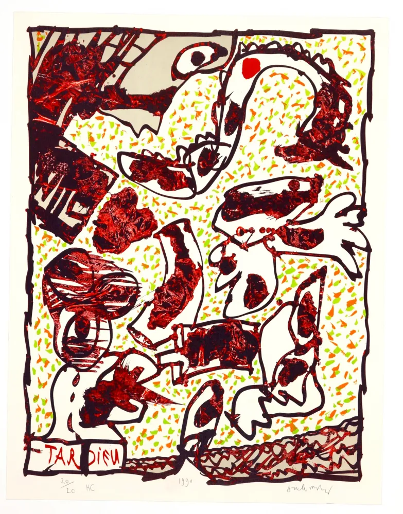 石版画 Alechinsky - Passe muraille