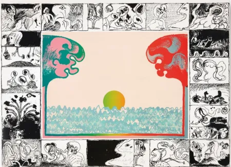 石版画 Alechinsky - Pastiche et mélange