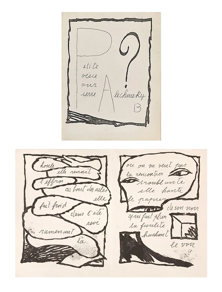 插图书 Alechinsky - Petite poésie pour Pierre Alechinsky