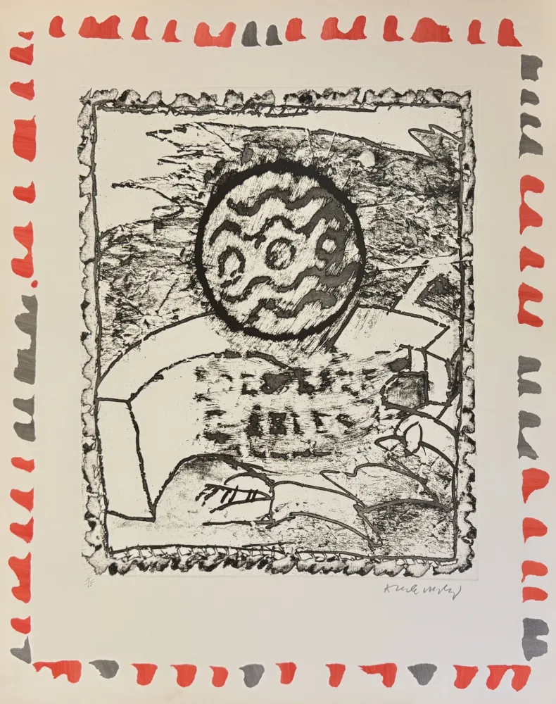 蚀刻版画 Alechinsky - Pièces du mobilier urbain