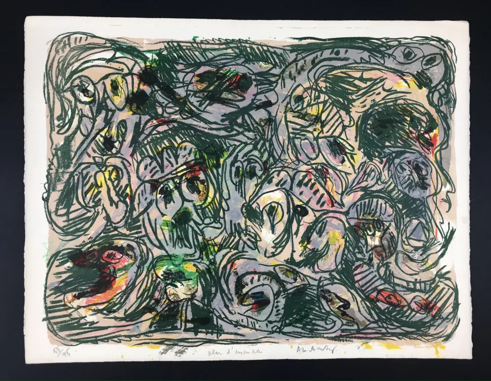 石版画 Alechinsky - Plan d'asemble