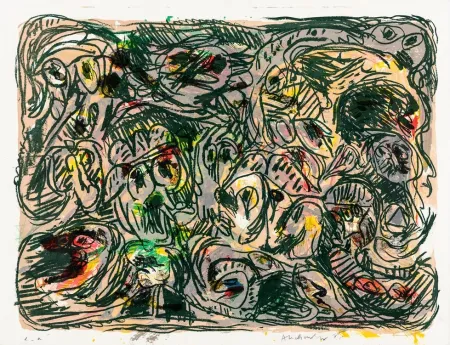 石版画 Alechinsky - Plan d'ensemble