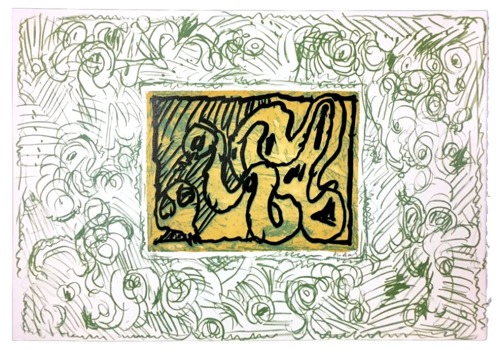 油毡版画 Alechinsky - Planche I