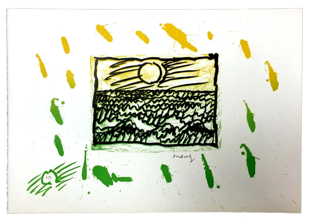 油毡版画 Alechinsky - Planche VII