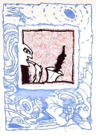 石版画 Alechinsky - Pochette de disque