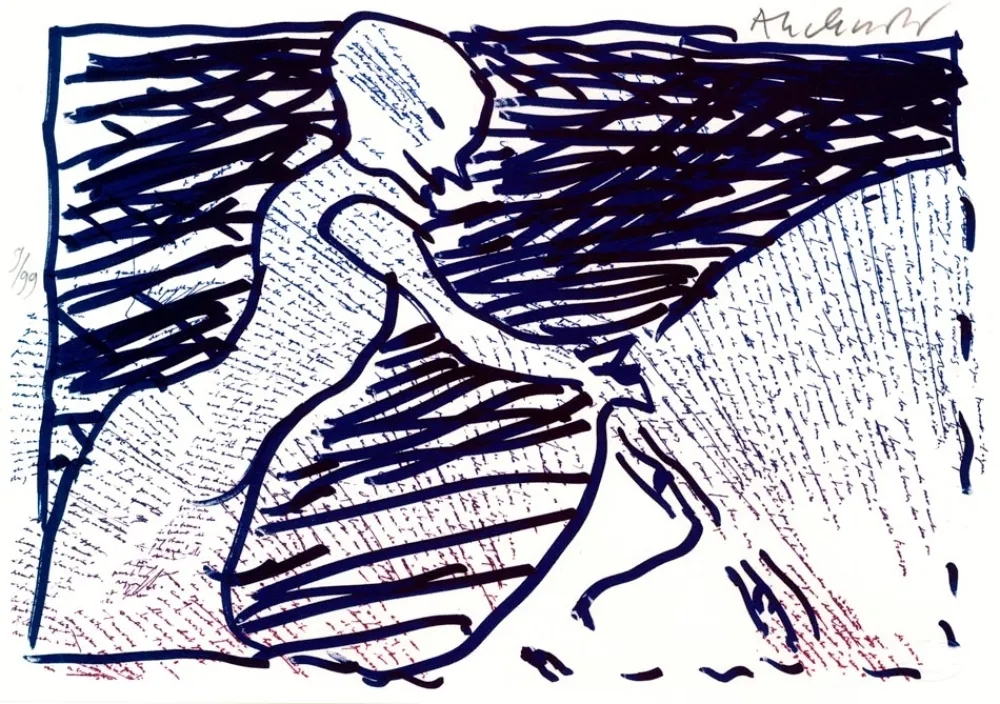 石版画 Alechinsky - Pointes et Feutres