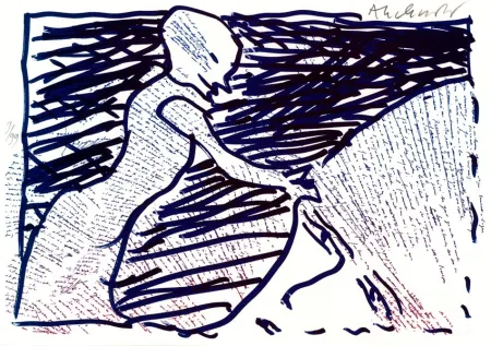 石版画 Alechinsky - Pointes et Feutres