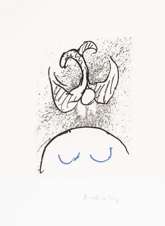 蚀刻飞尘法 Alechinsky - Pointes Planche VI bis