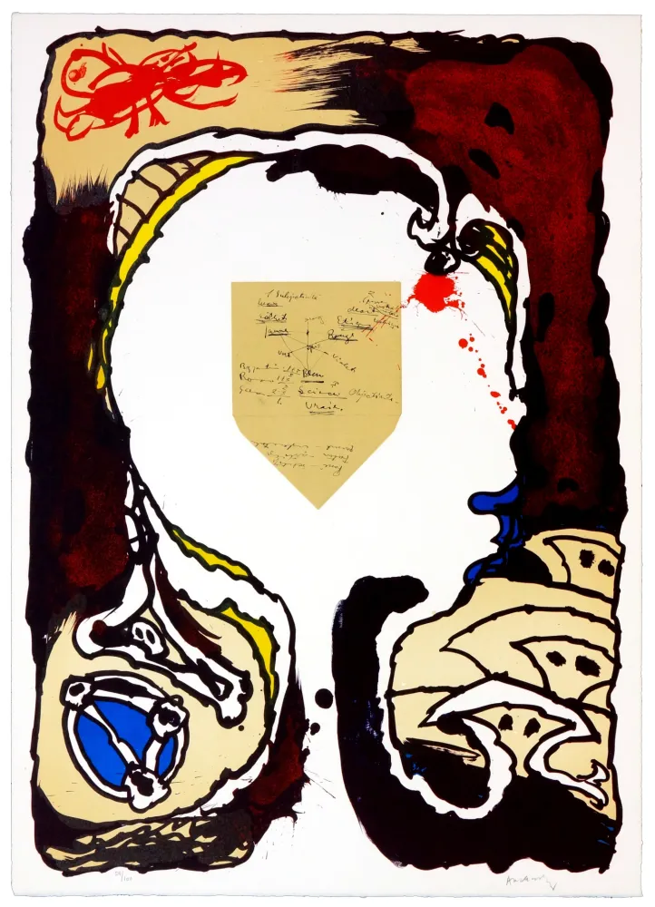 石版画 Alechinsky - Pour Jorn