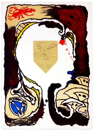 石版画 Alechinsky - Pour Jorn