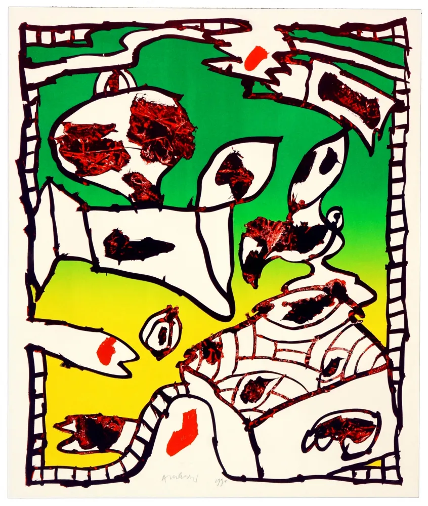 石版画 Alechinsky - Pour Saluer