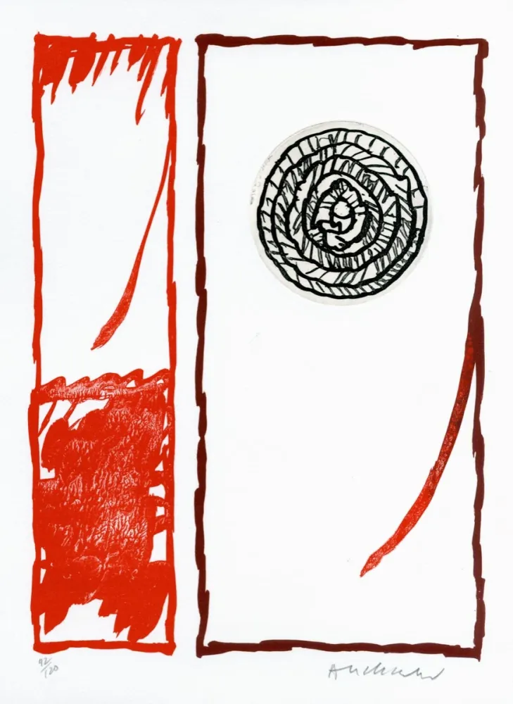 石版画 Alechinsky - Pour Vacillations