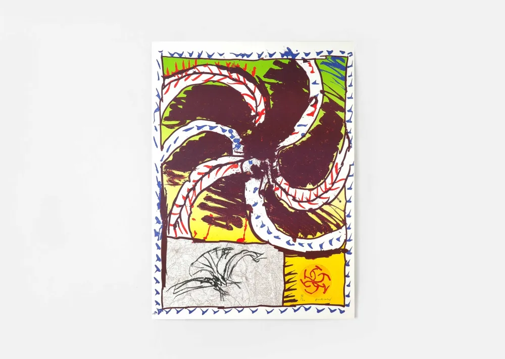 版画 Alechinsky - Prédateur