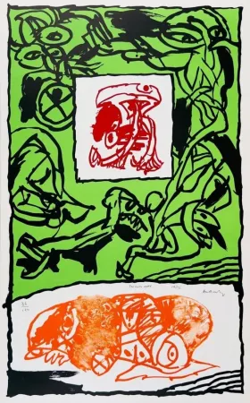 石版画 Alechinsky - Premier Acte