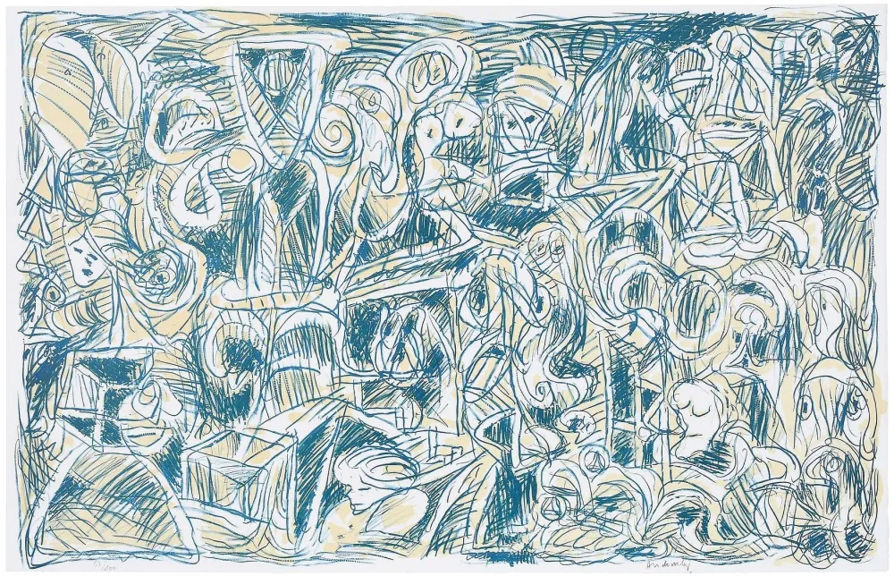 石版画 Alechinsky - Probleme demographique