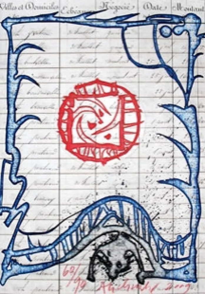 版画 Alechinsky - Quadrature