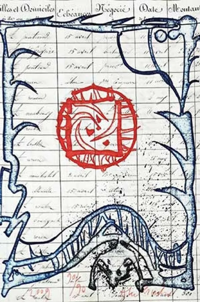 版画 Alechinsky - Quadrature