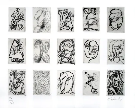 版画 Alechinsky - Quinzaine