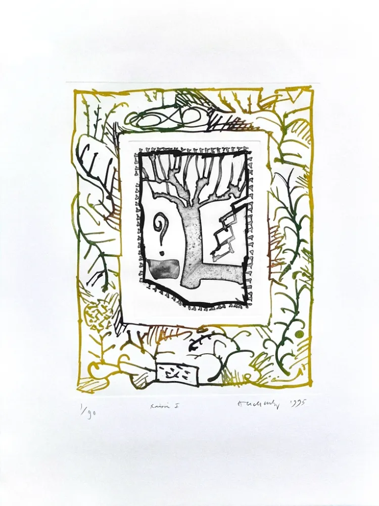 版画 Alechinsky - Raisin I