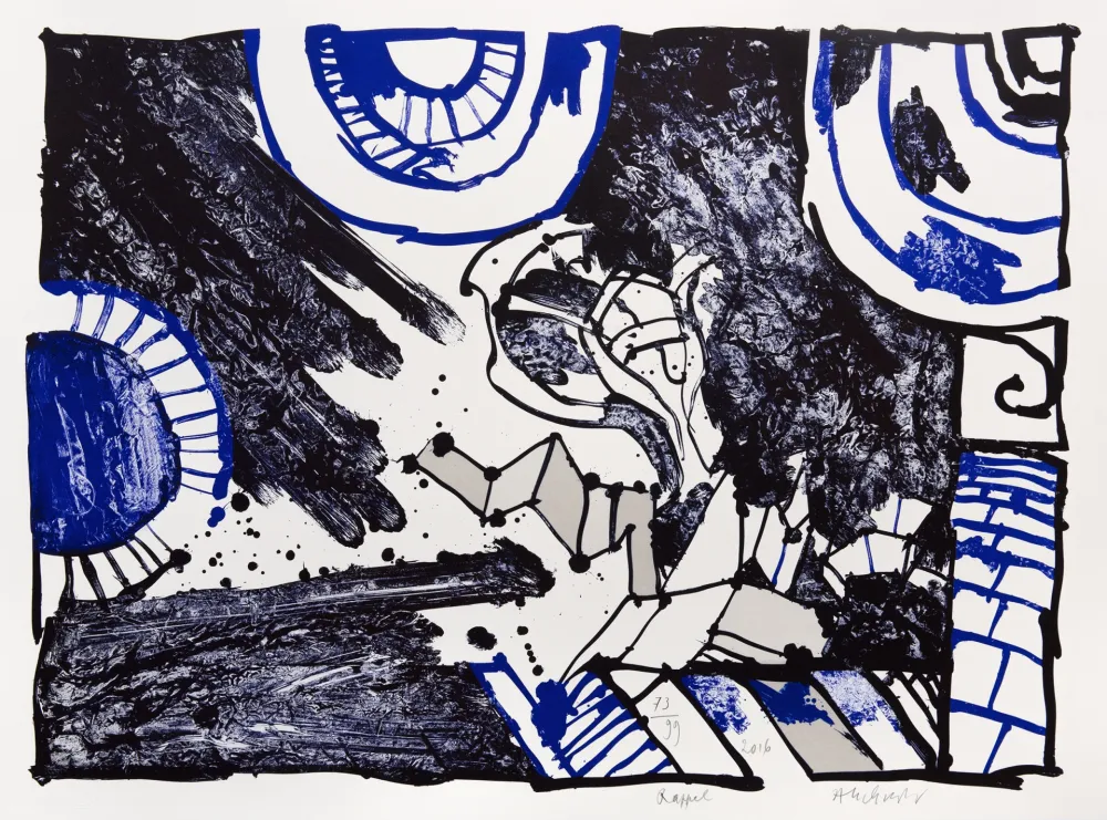 石版画 Alechinsky - Rappel