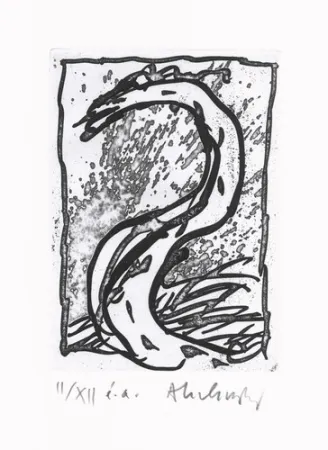 石版画 Alechinsky - Rein comme si de rien