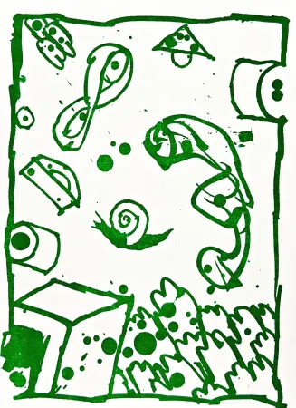 石版画 Alechinsky - Résumé