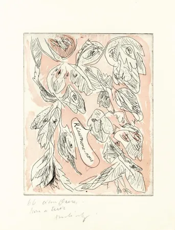 蚀刻版画 Alechinsky - Résumons-nous