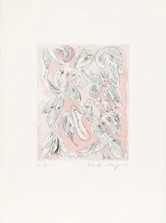 蚀刻版画 Alechinsky - Résumons nous