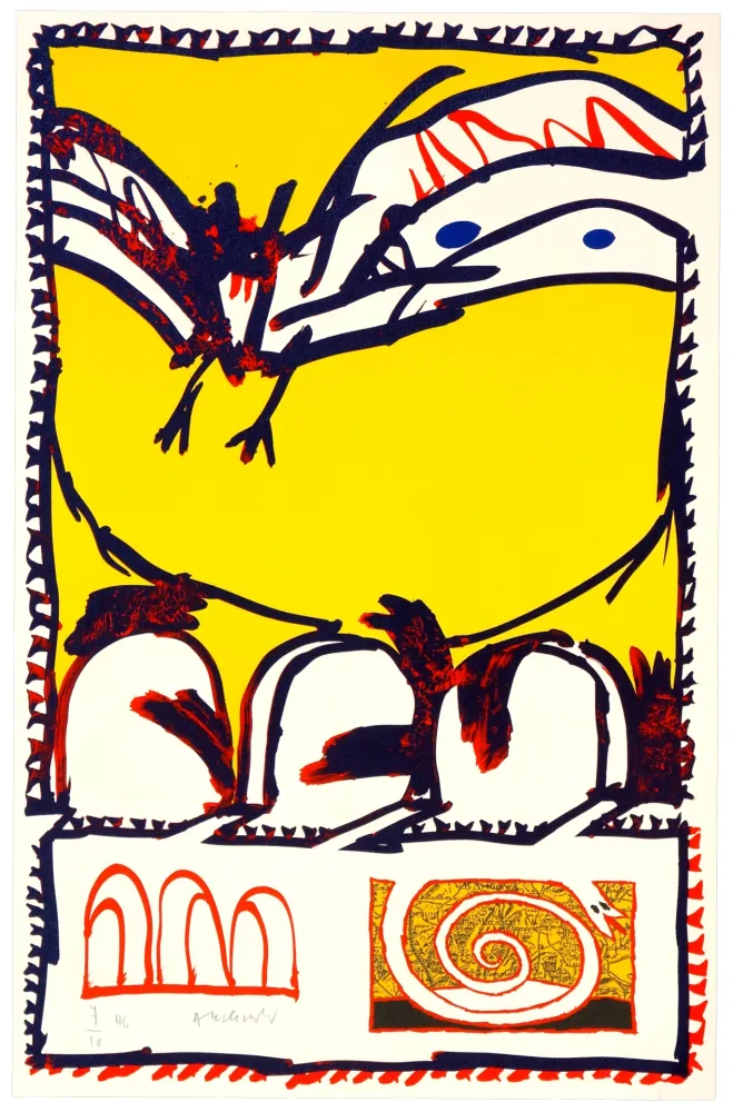 石版画 Alechinsky - Retrouvailles