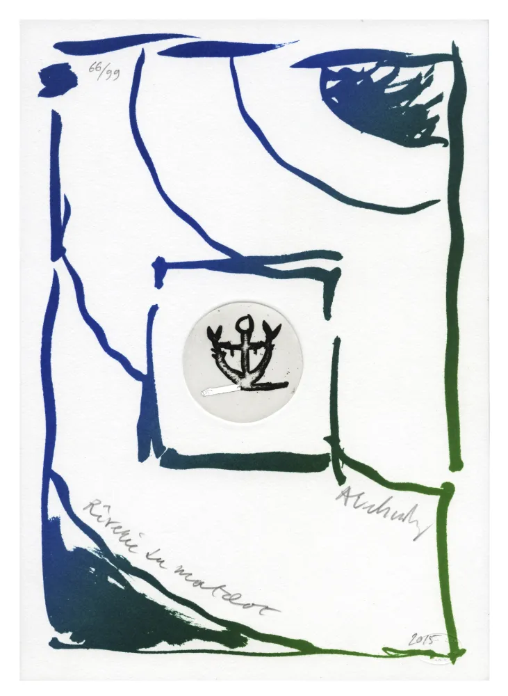 版画 Alechinsky - Rêverie du matelot III