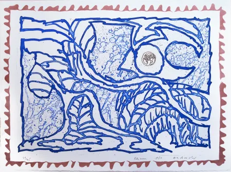 版画 Alechinsky - Rhizomes