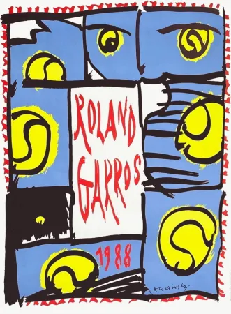 海报 Alechinsky - Roland-Garros Official Poster
