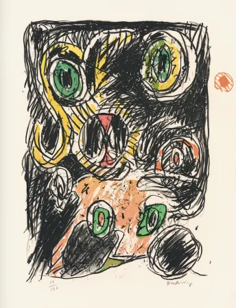 石版画 Alechinsky - Sac des lignes