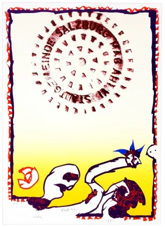 石版画 Alechinsky - SALZBURG