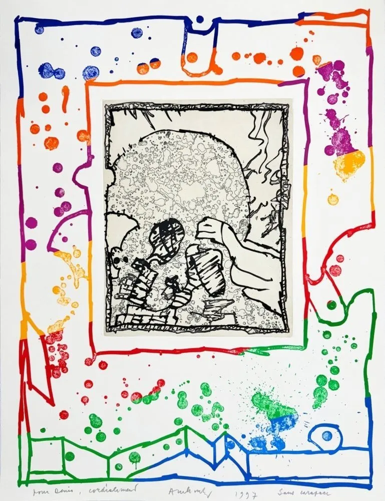 蚀刻版画 Alechinsky - Sans carapace