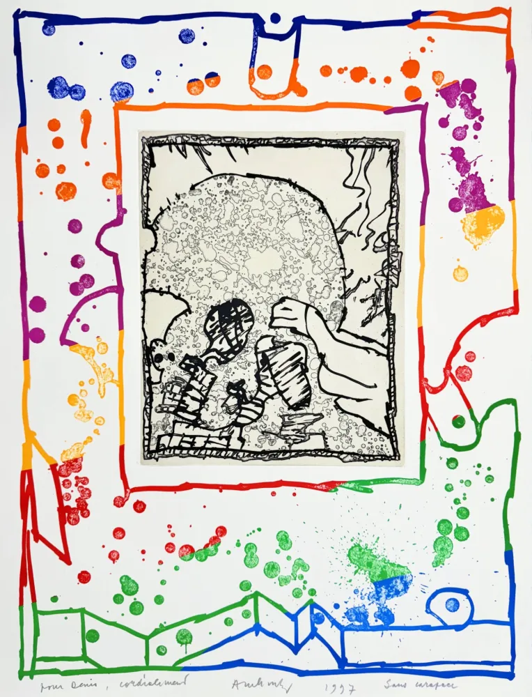 蚀刻版画 Alechinsky - Sans carapace