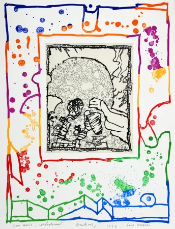 蚀刻版画 Alechinsky - Sans carapace