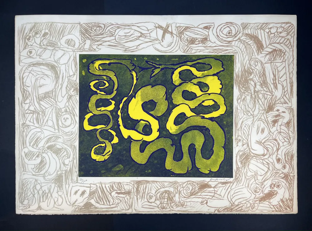 蚀刻版画 Alechinsky - Sans sonnette