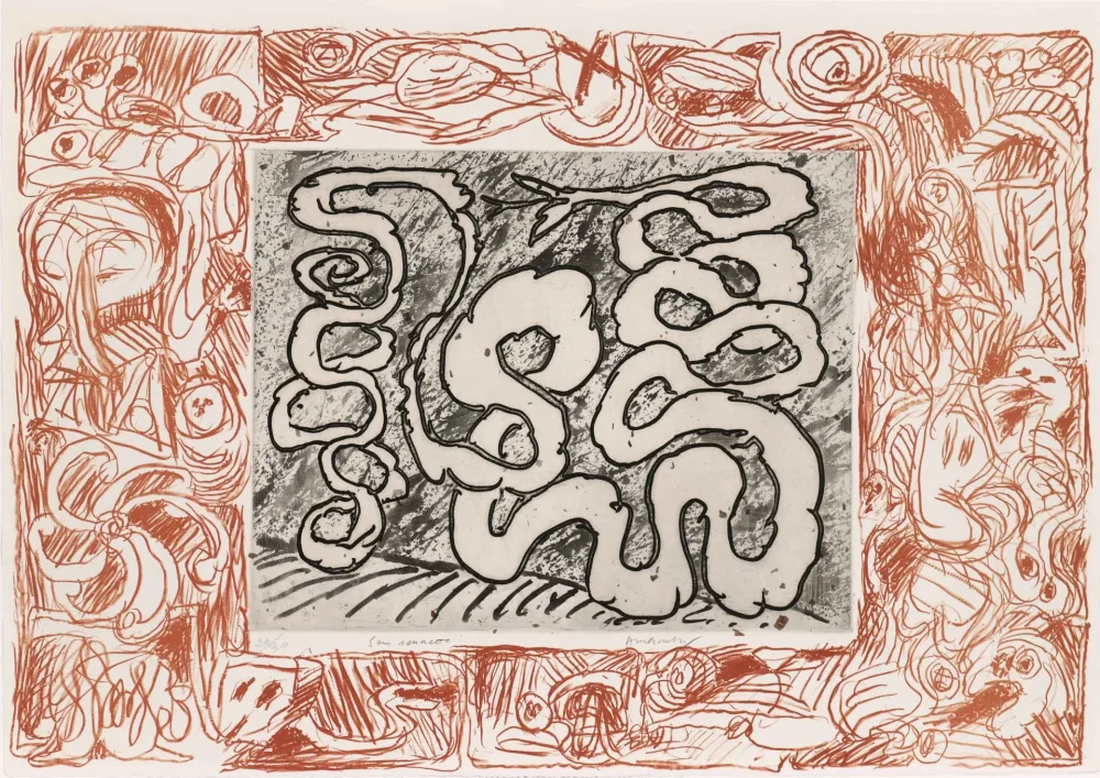 蚀刻版画 Alechinsky - Sans sonnette