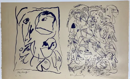 石版画 Alechinsky - Sans titre. 