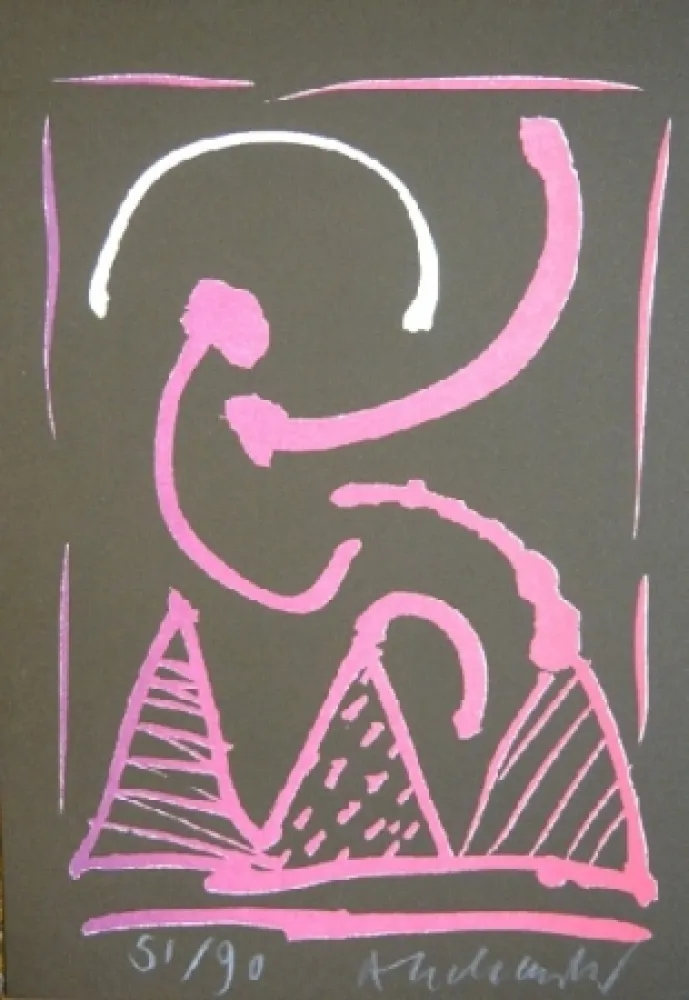 石版画 Alechinsky - Sans titre 7