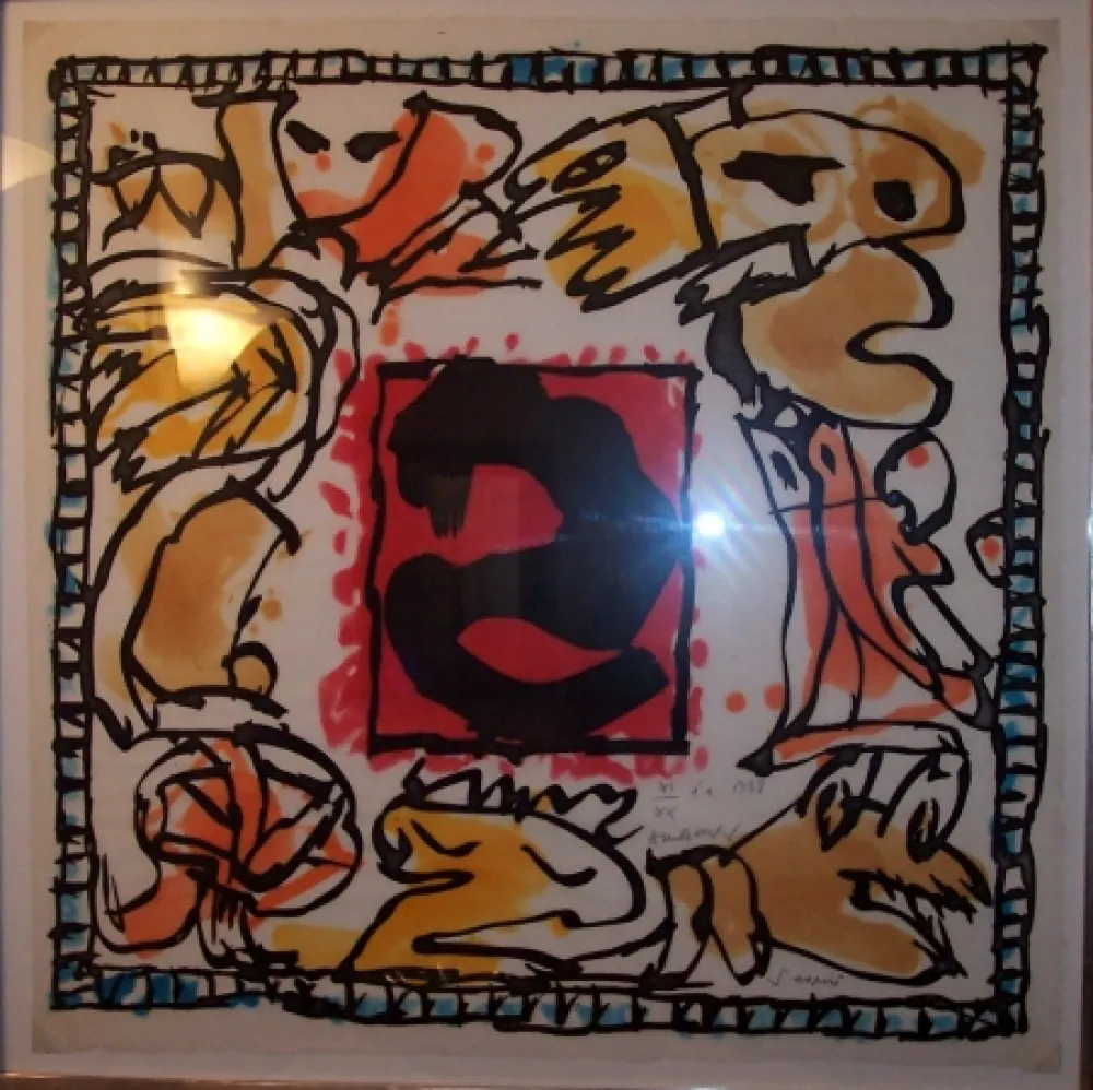 蚀刻飞尘法 Alechinsky - S'aspire