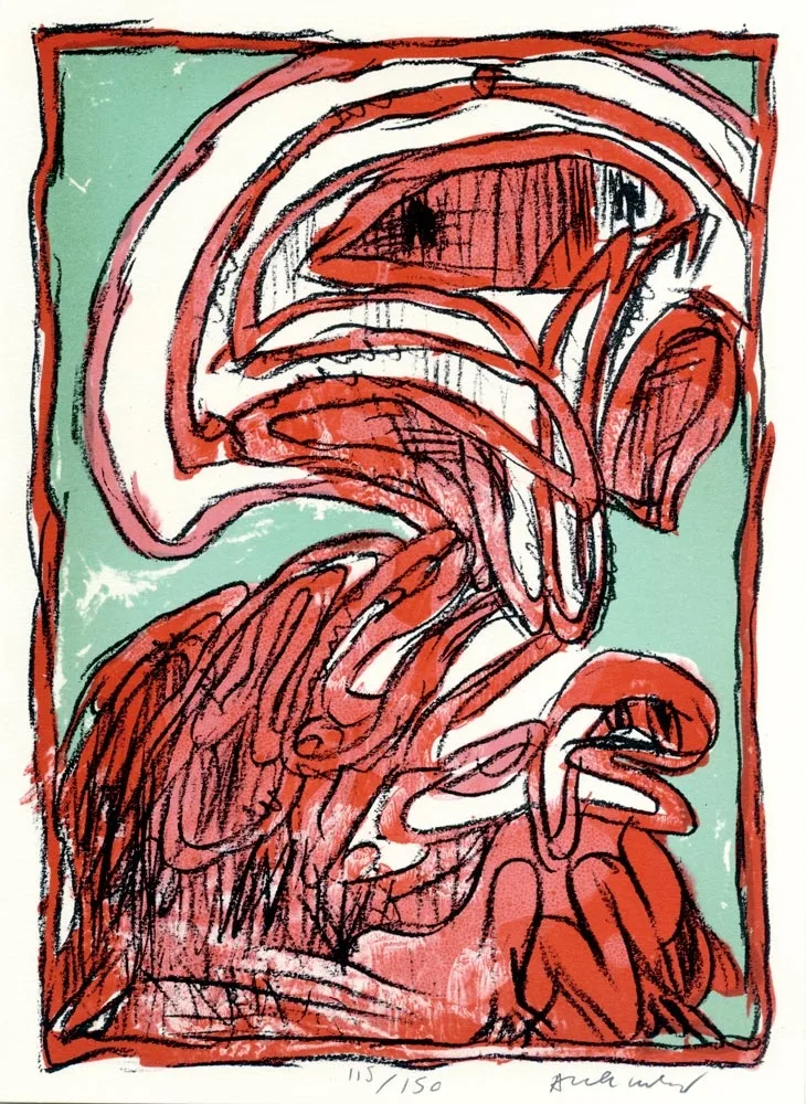 石版画 Alechinsky - Schismes